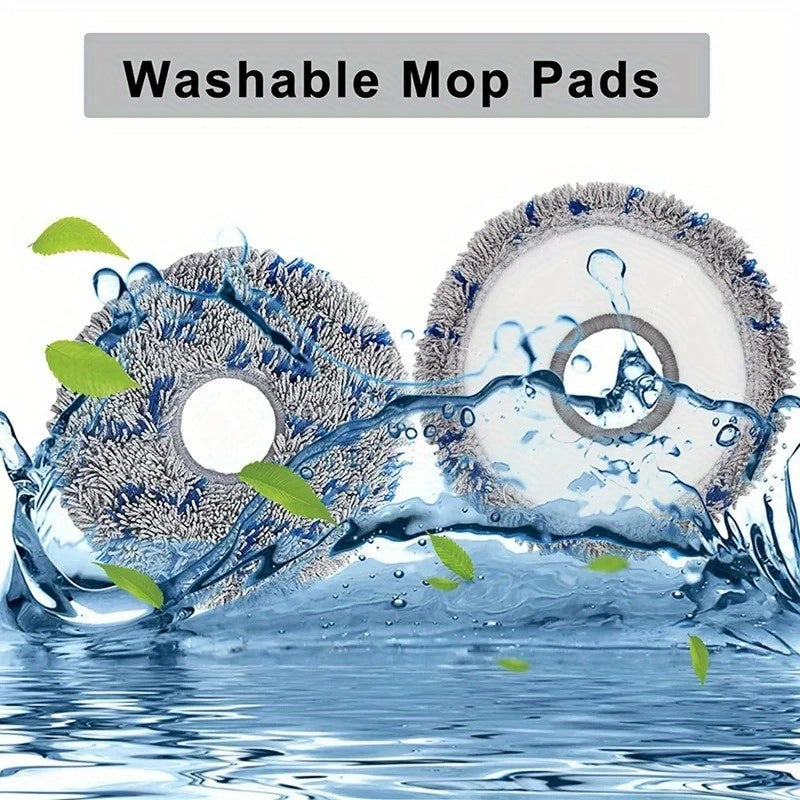 Replacement Washable Mop Pads for Robot Vacuums, Eco-Friendly Floor Cleaning Accessories