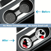 Couple Car Coasters Non-Slip Acrylic Interior Accessories