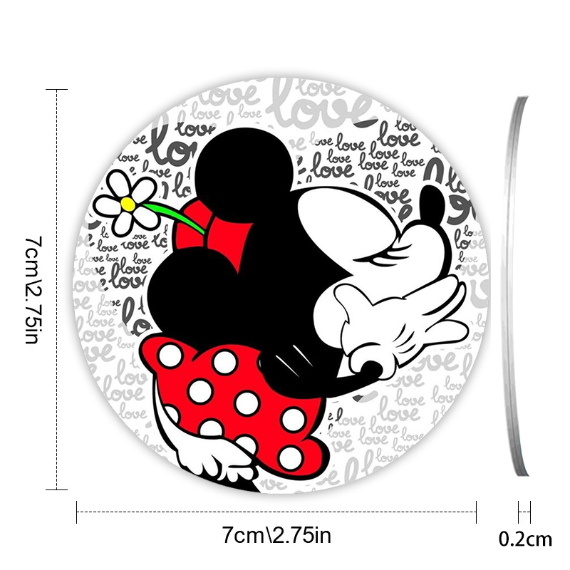 Couple Car Coasters Non-Slip Acrylic Interior Accessories