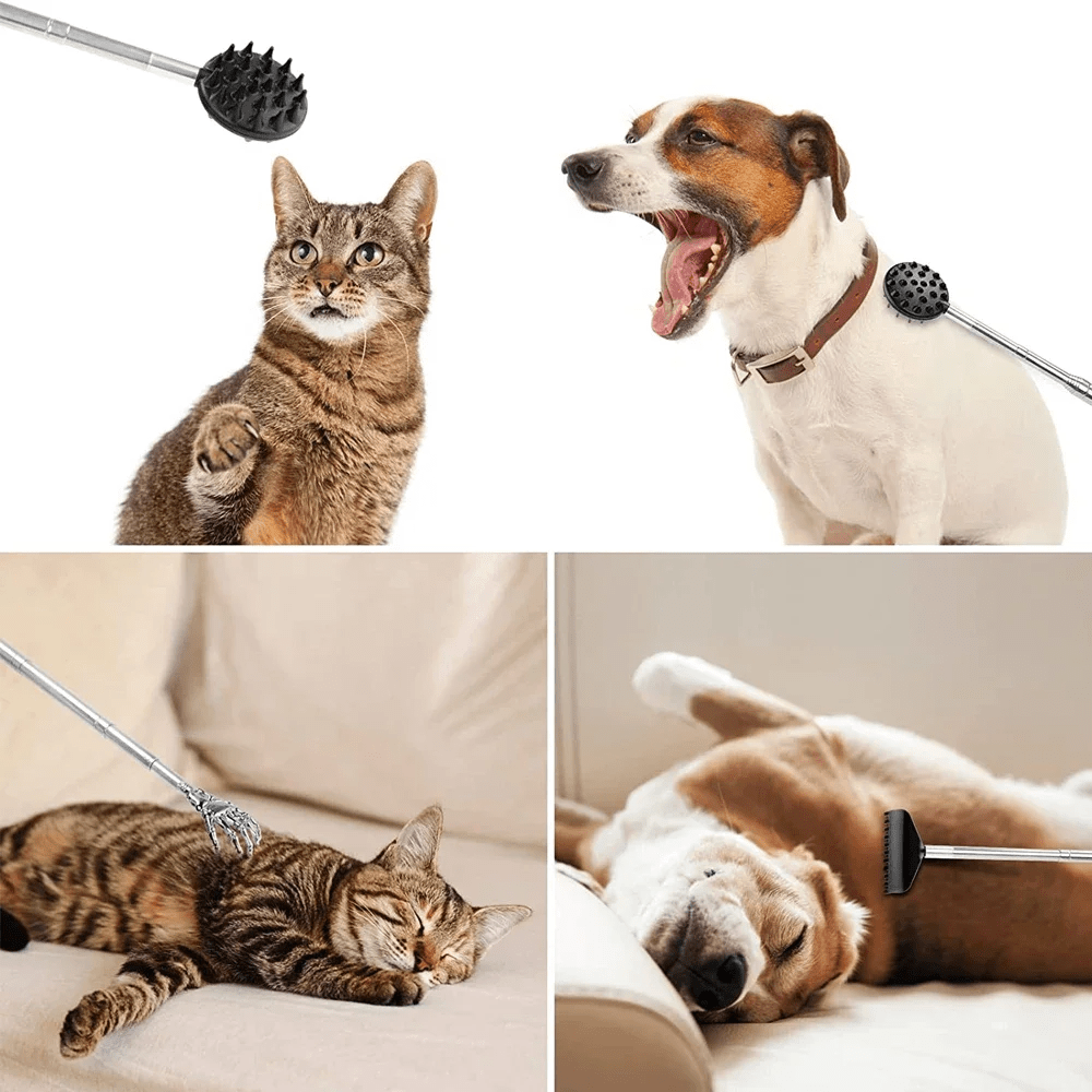 Back Scratcher with Retractable Handle 24 Inch Long Spiky Texture Ergonomic Durable for Home and Travel