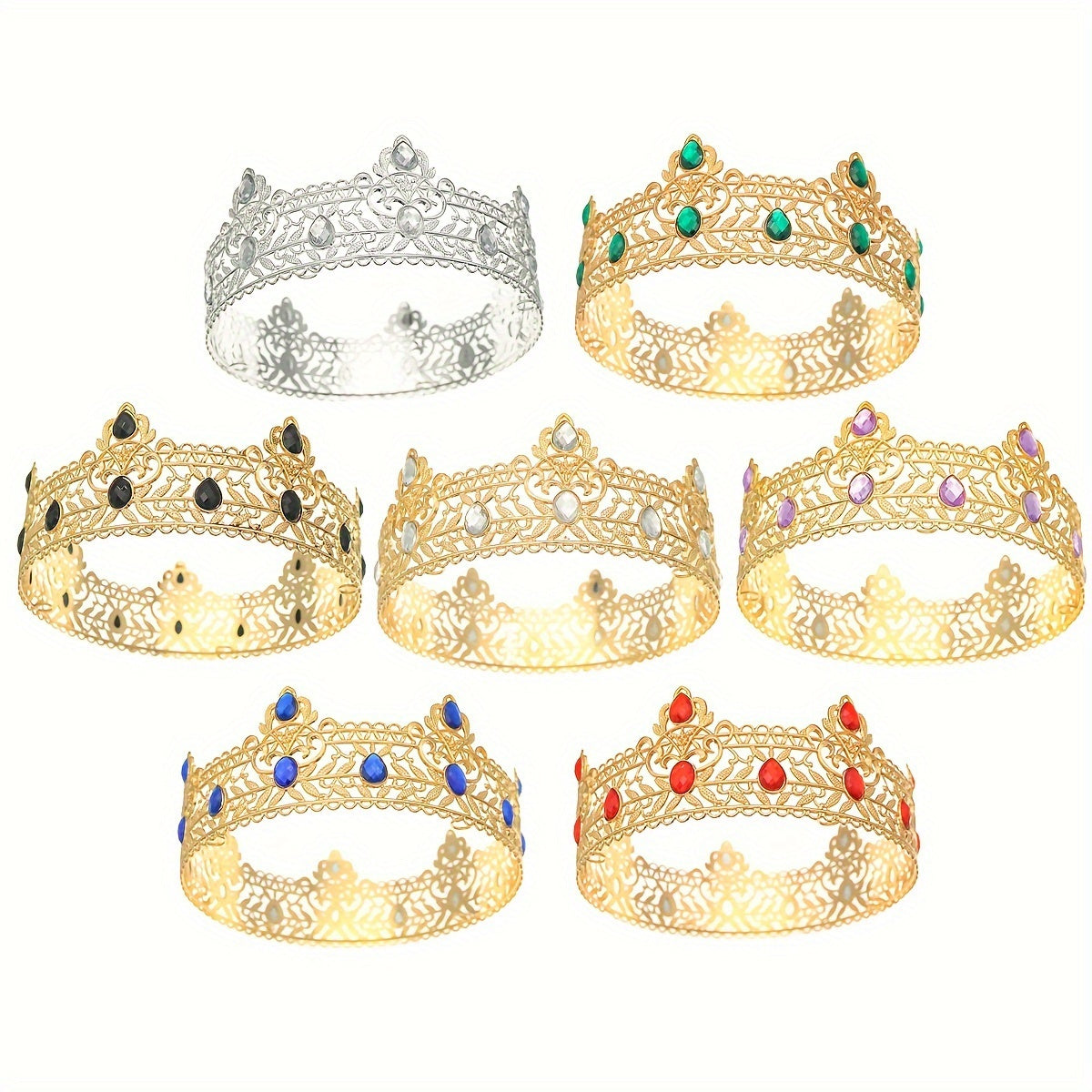 Vintage uslubdagi ayollar uchun rhinestone soch taqoni, to'ylar va rasmiy tadbirlar uchun taxt