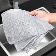 Reusable Non-Scratch Dish and Cookware Cleaning Sponges 30-Pack Microfiber and Steel Mesh Pads