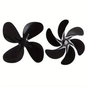Repuesto de ventilador de estufa de leña con 4/5/6 aspas, ecológico, accesorio para quemador de troncos, chimenea