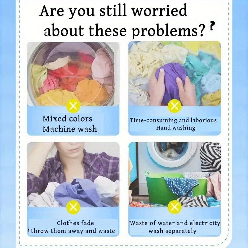 50 Color Catcher Laundry Sheets Prevent Fading Brighten Clothes Mixed Wash Fabric