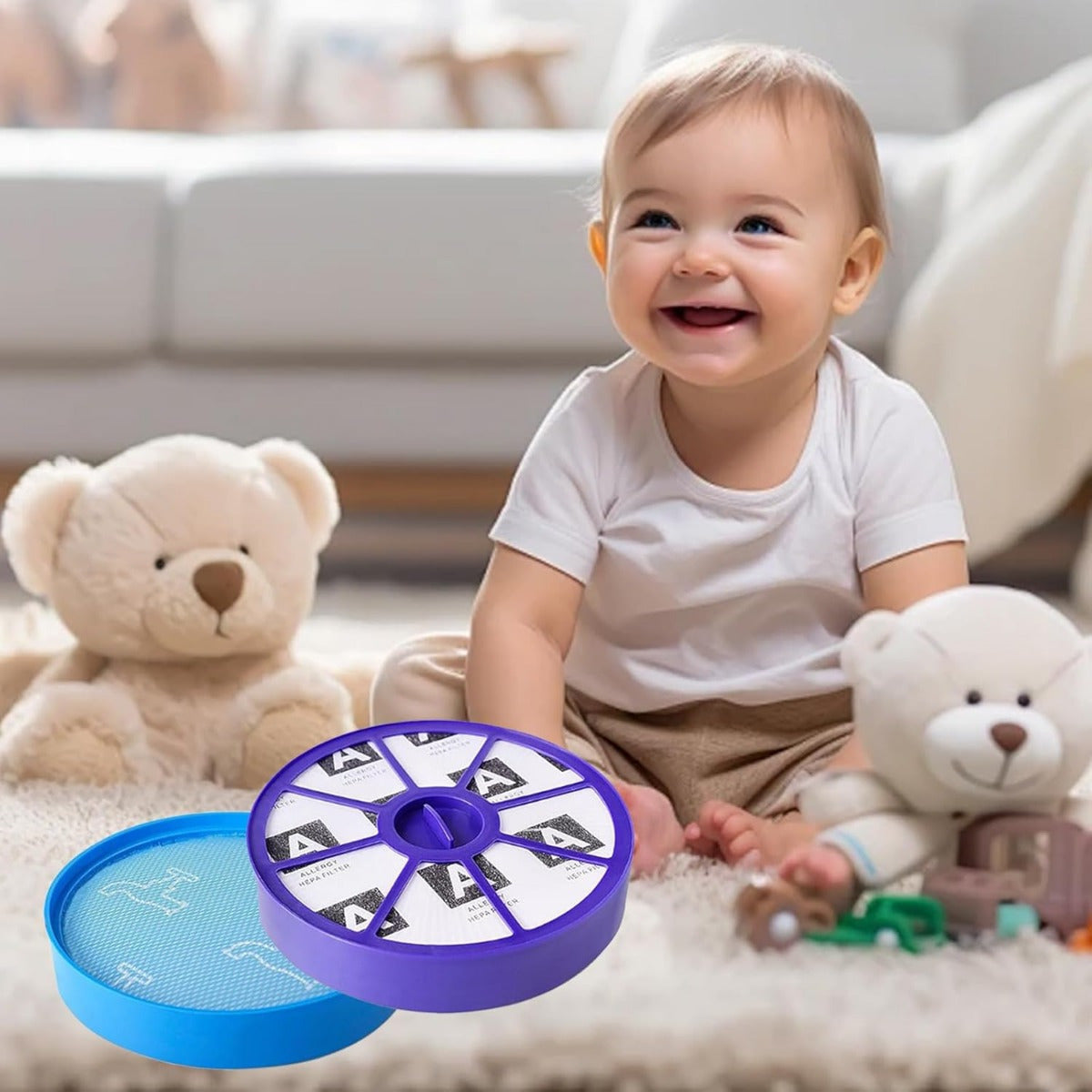 2pcs HEPA Filter Replacement Kit for Dyson Vacuum DC19 DC20 DC21 DC29 Front Rear Motor Filters