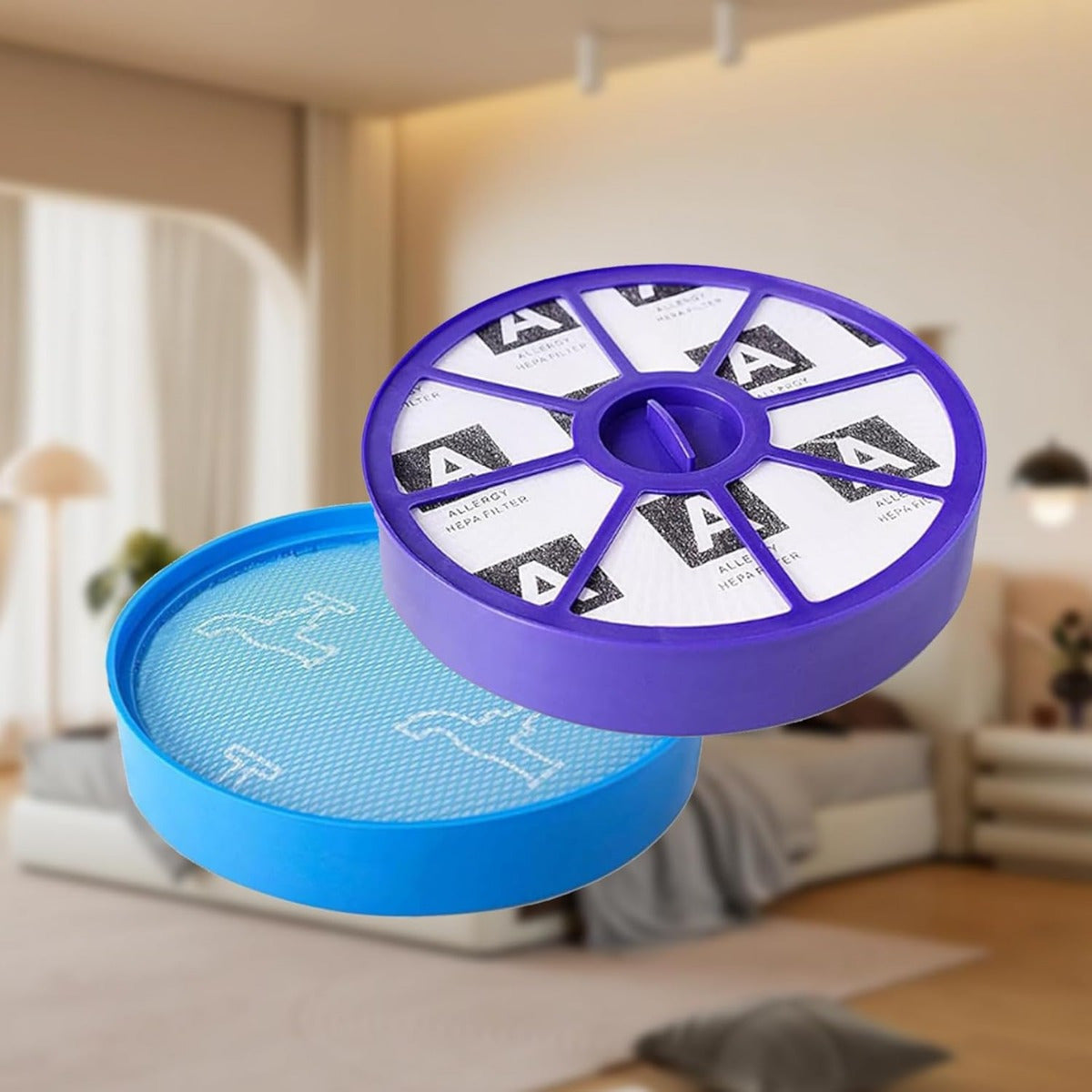 2pcs HEPA Filter Replacement Kit for Dyson Vacuum DC19 DC20 DC21 DC29 Front Rear Motor Filters