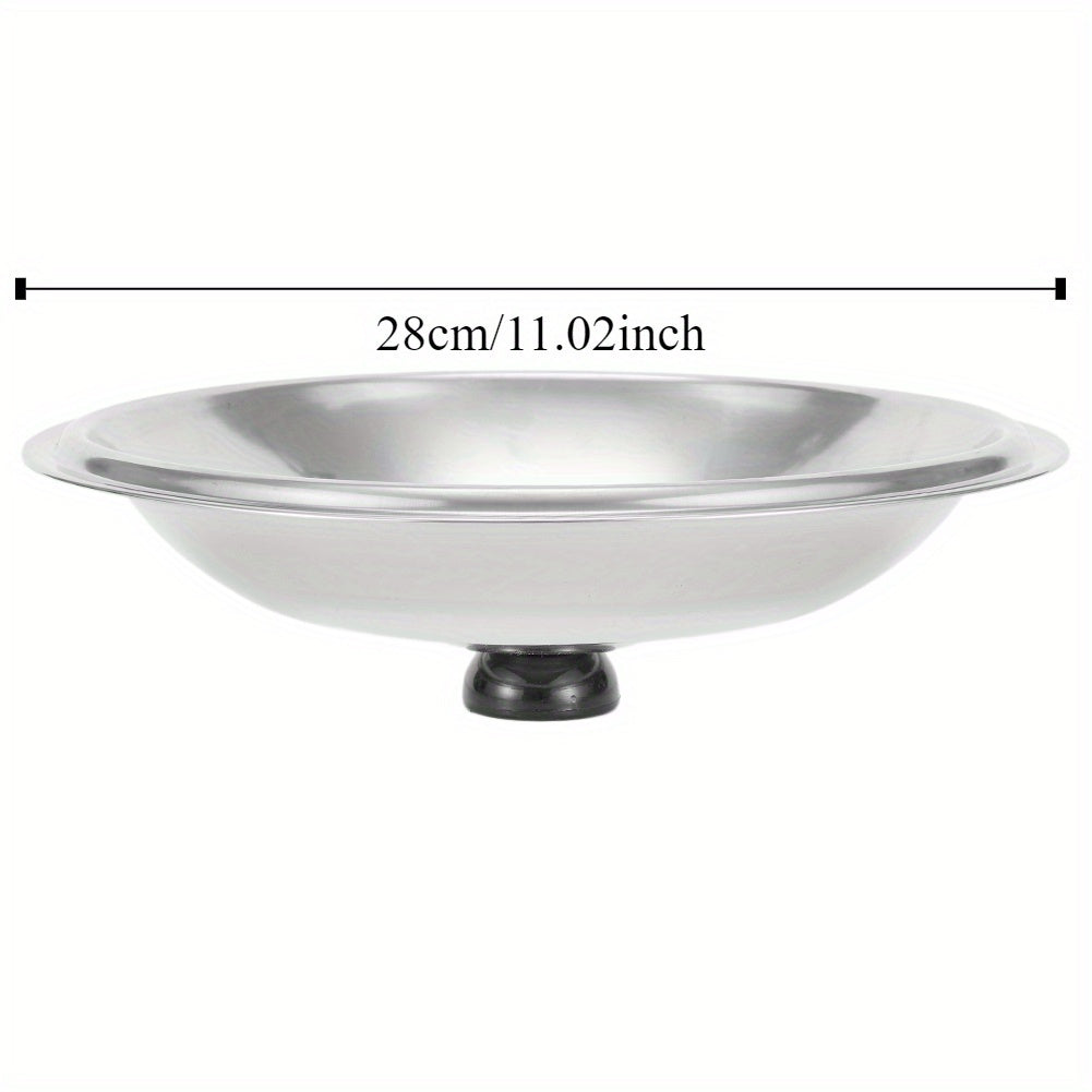 Stainless Steel Pot Lid with Glass Window for Woks and Pots Knob Steam Vent