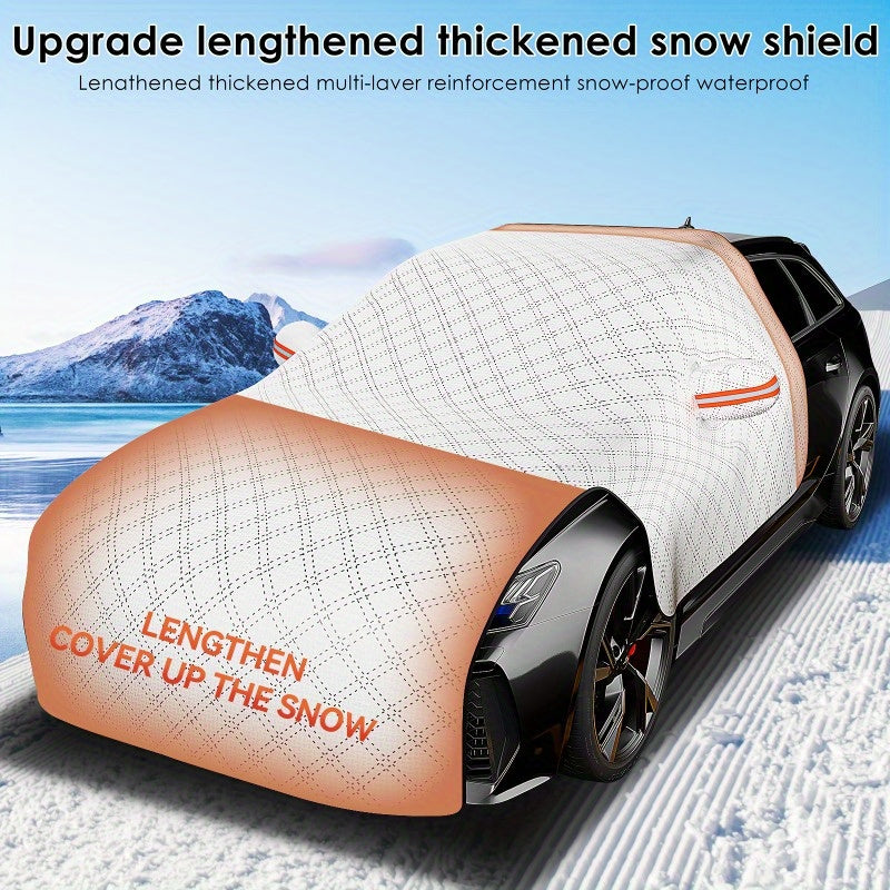 Durable Nylon Windshield Cover for All Seasons Snow Sun Protection