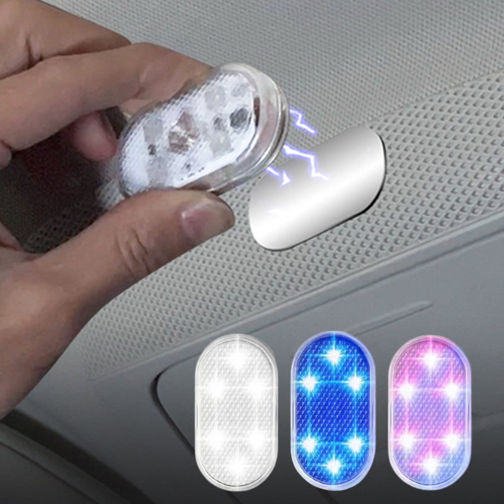 Universal Car Interior LED Lights Battery and USB Powered, Touch Activated, Portable Ceiling Dome Trunk Light