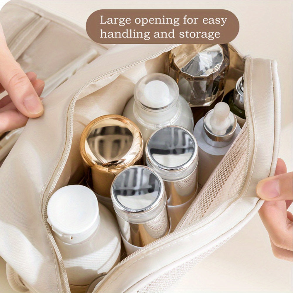 Hanging Toiletry Bag Travel Cosmetic Organizer with Multiple Zip Pockets