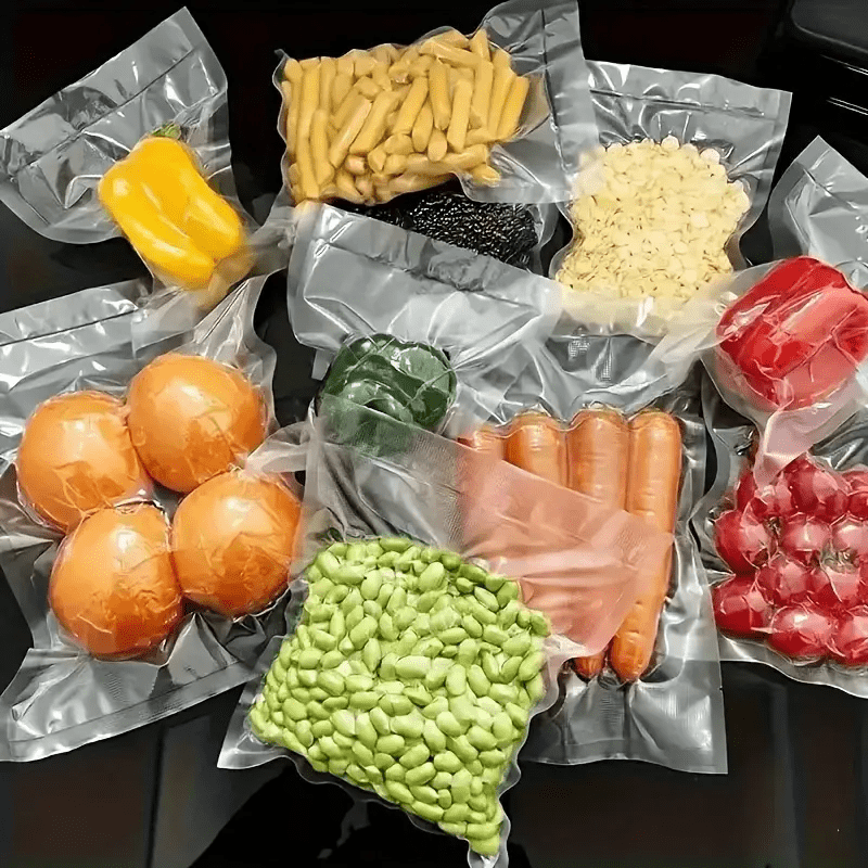 Food Storage Bags Set 150 Pieces in Three Sizes for Kitchen Use