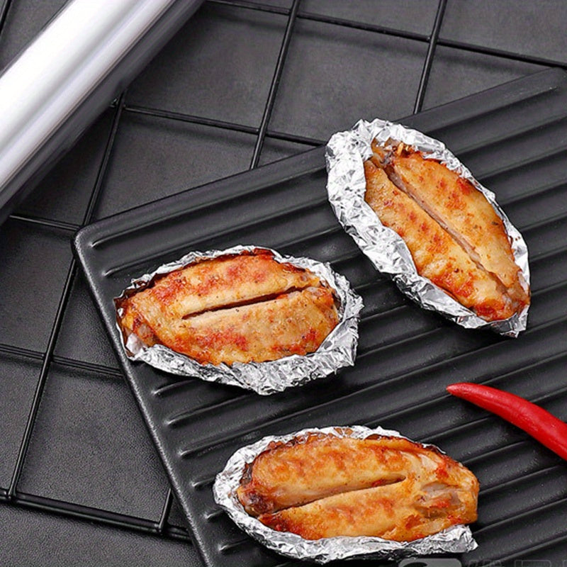 10m Aluminum Foil Roll Non-Stick Oven Safe Baking and Grilling Wrap