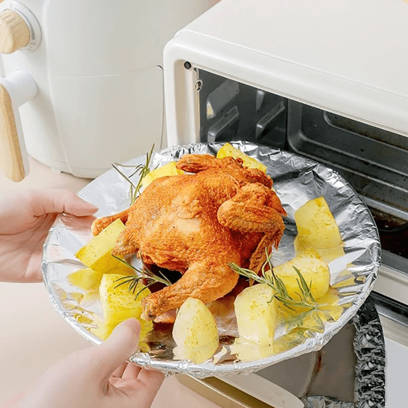 10m Aluminum Foil Roll Non-Stick Oven Safe Baking and Grilling Wrap