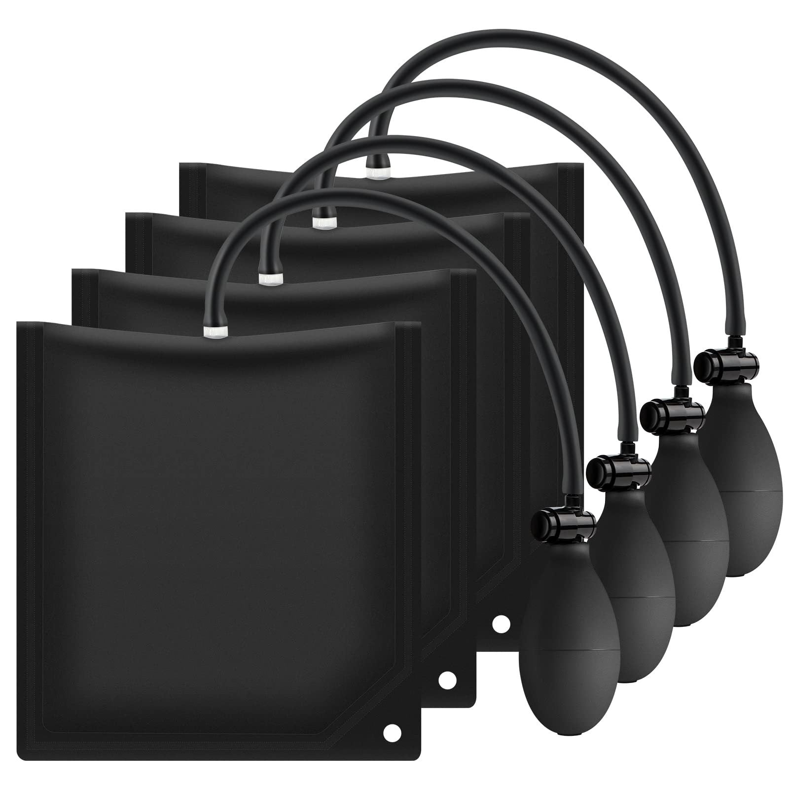 Kit de cuña con cojín de aire con bomba para reparación de ventanas, puertas, coches y mejoras en el hogar