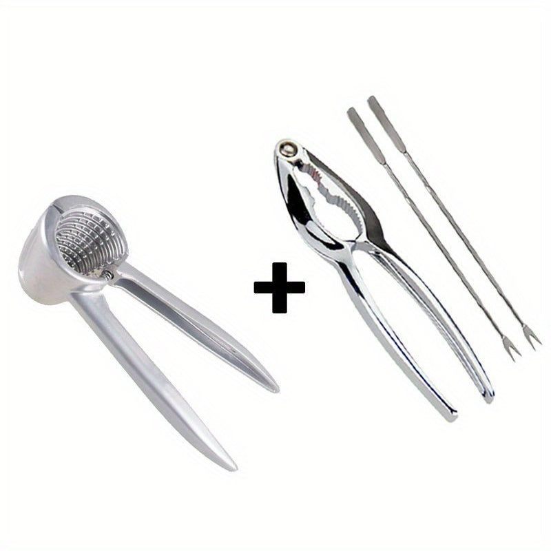 Stainless Steel Nutcracker for Chestnuts Walnuts and Hazelnuts Durable Multi-Function Tool
