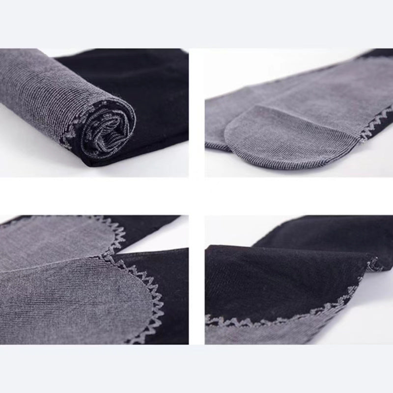 Women's Ankle Socks Pack of 4 Breathable Nylon Mesh Non-Slip Toe Protectors Solid Color