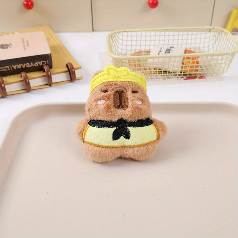 Unisex Fabric Plush Pendant Brooch with Journey to the West Characters 8.5cm