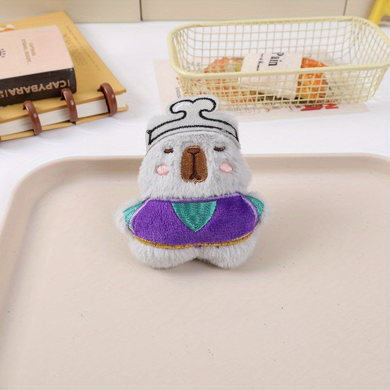 Unisex Fabric Plush Pendant Brooch with Journey to the West Characters 8.5cm