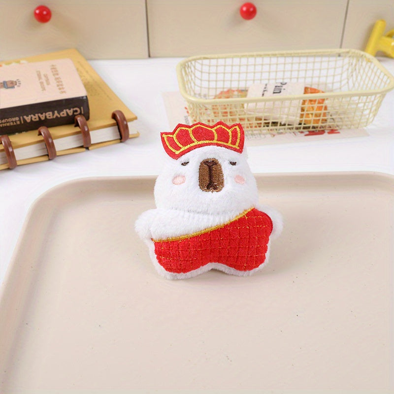 Unisex Fabric Plush Pendant Brooch with Journey to the West Characters 8.5cm