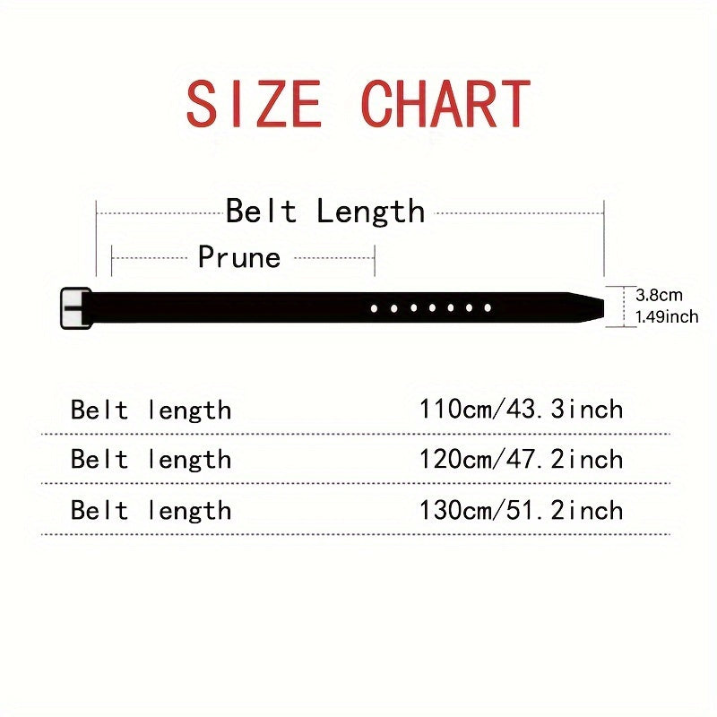 Men's Faux Leather Belt with Cowboy Pin Buckle for Jeans Retro Style