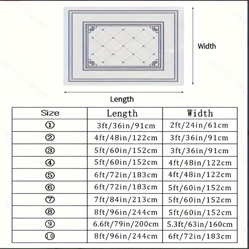 Soft Fluffy Nordic Style Area Rug for Living Room Bedroom Non-Slip Carpet