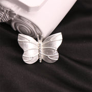 Enamel Butterfly Brooch for Women Flower-Shaped Pin Jewelry Accessory