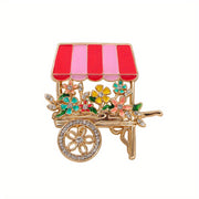 Elegant Rhinestone Lychee Fruit Brooch for Women and Girls