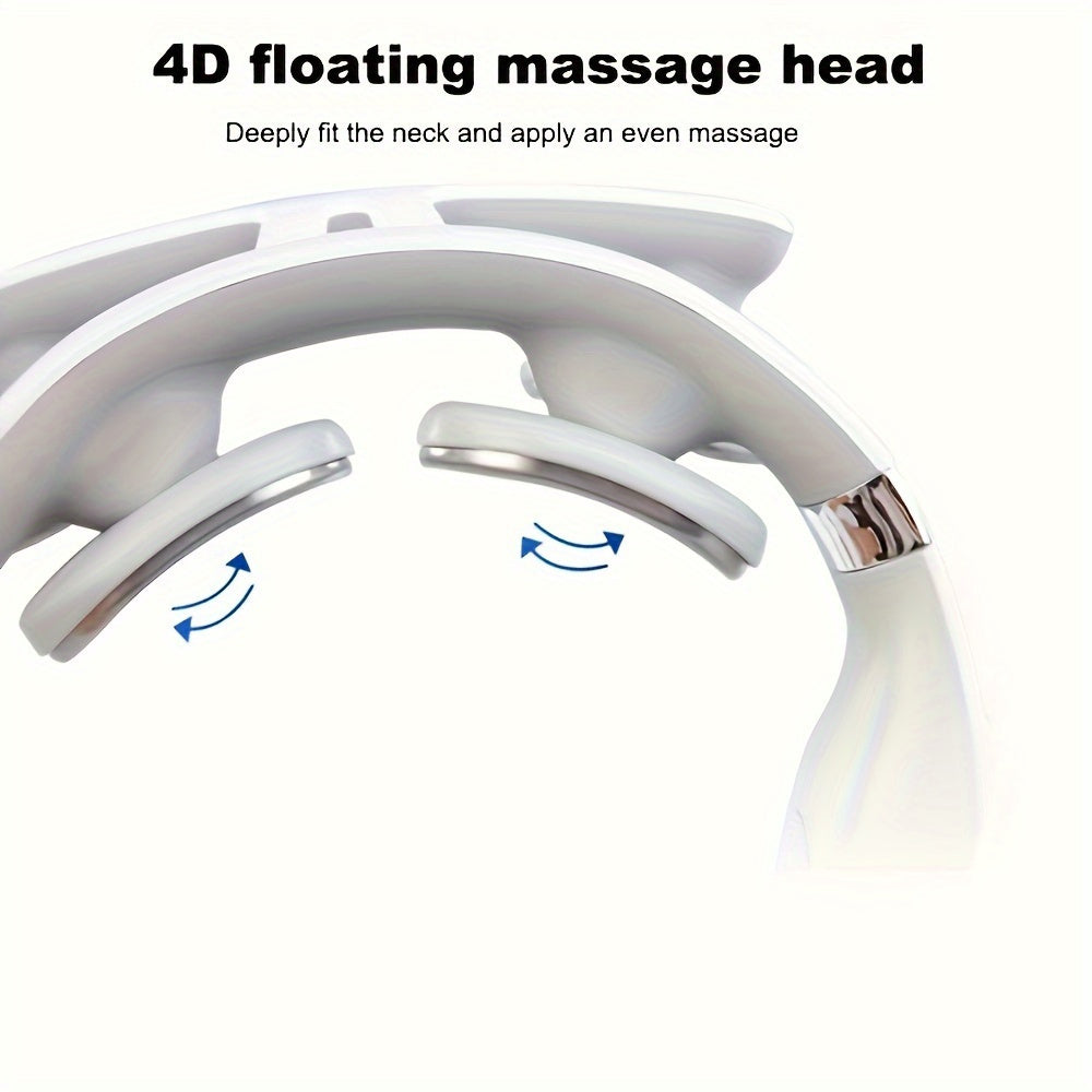 Rechargeable Neck Massager Deep Tissue Kneading Scent-Free for Neck and Shoulder Tension