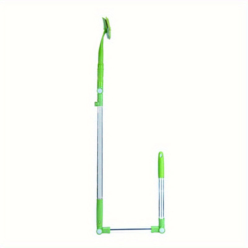 Extendable Telescopic Window Cleaning Brush with Plastic Sponge Mop for High-Rise Glass and Floor Dust