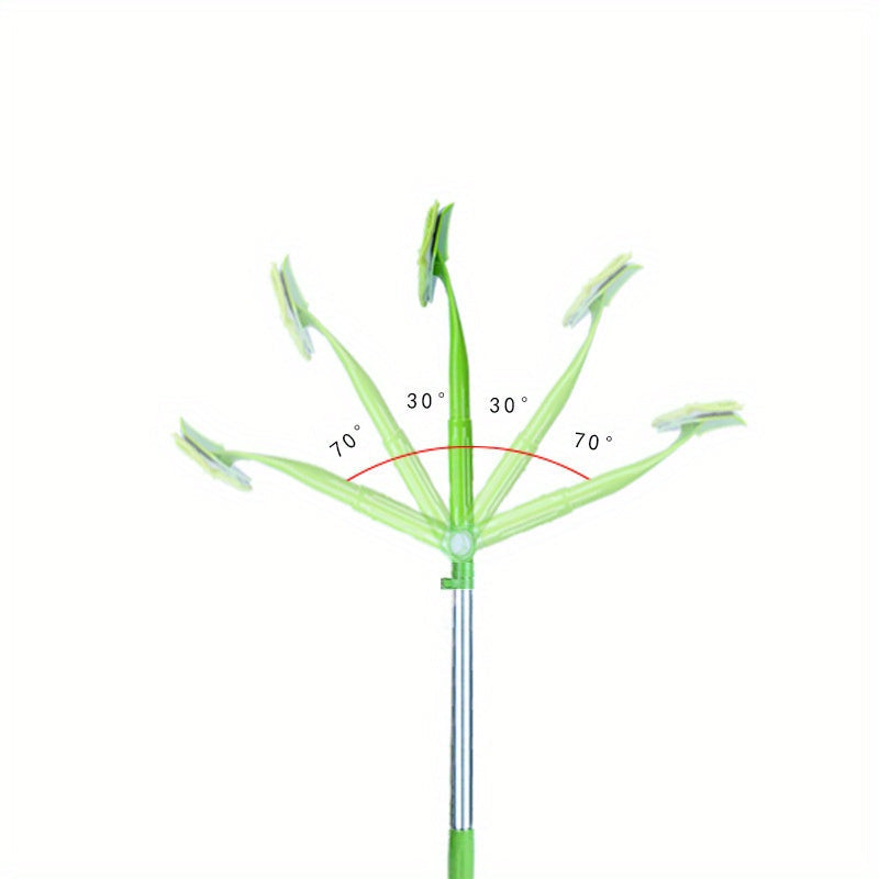 Extendable Telescopic Window Cleaning Brush with Plastic Sponge Mop for High-Rise Glass and Floor Dust