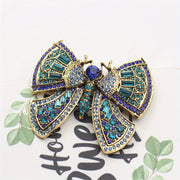 Butterfly Brooch Rhinestones Enamel Animal Design Pin for Sweaters Coats