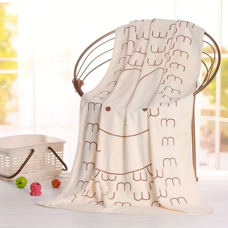 Набор полотенец для ванной с мультяшными героями включает 3 размера для летнего веселья!