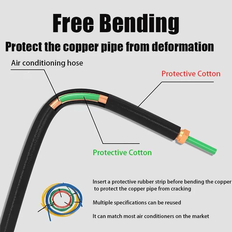 Copper Pipe Protector 4m Anti-Deformation Bending Tool for Plumbing