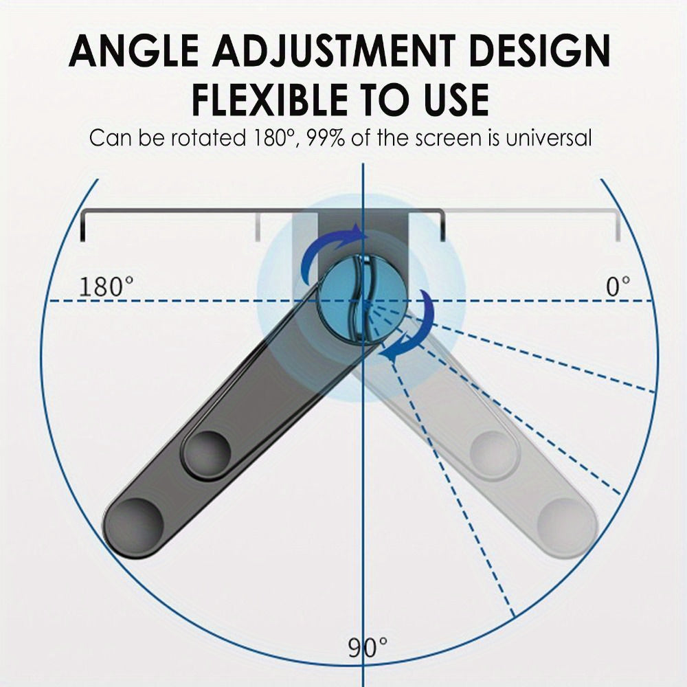 TV Top Shelf Stand for Monitor and Router, Sturdy Metal, Space-Saving Black