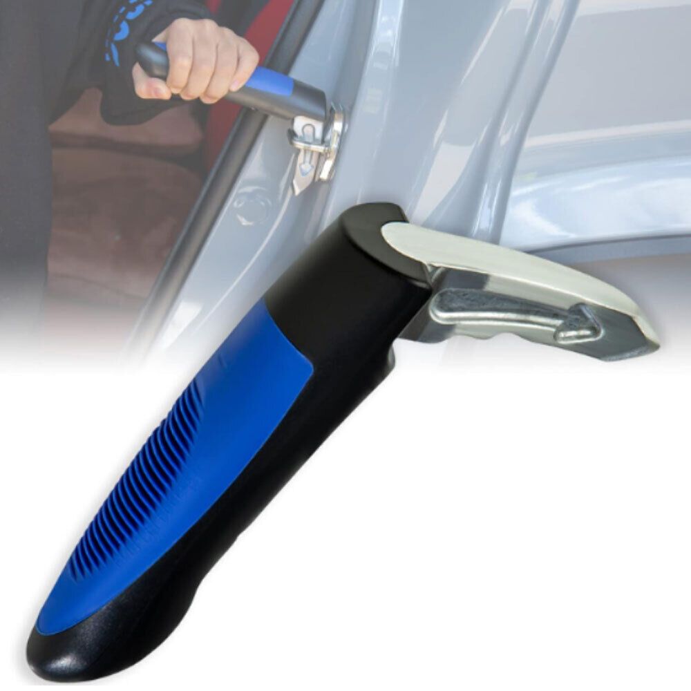 2-in-1 Aluminum Alloy Car Door Handle and Cane Grab Bar Mobility Aid for Elderly