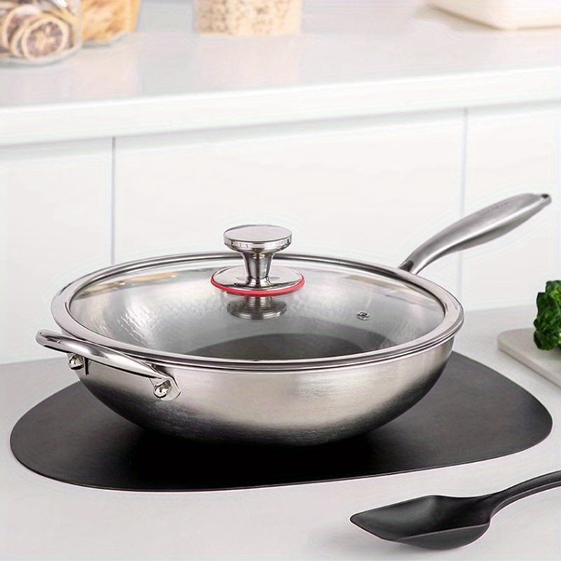 Sartén de acero inoxidable antiadherente para huevos y salteados