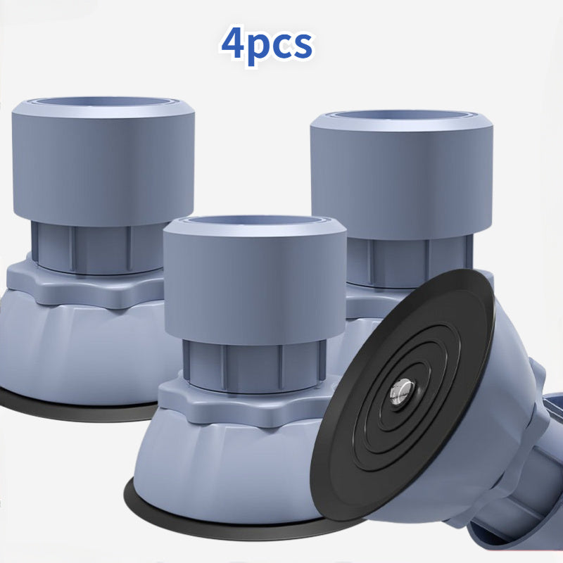 4-Pack Adjustable Appliance Feet Moisture-Proof Plastic Anti-Vibration Base