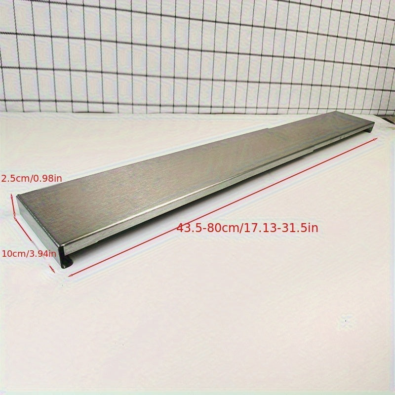 "Hairline HL Finish Paslanmaydigan Po'latdan Yasalgan Pishirish Plitkasi Exhaust Outlet Cover, Gaz va Induksion Pishirish Plitkalari uchun Qattiq, Muhim Oshxona Asboblari Aksessuar"