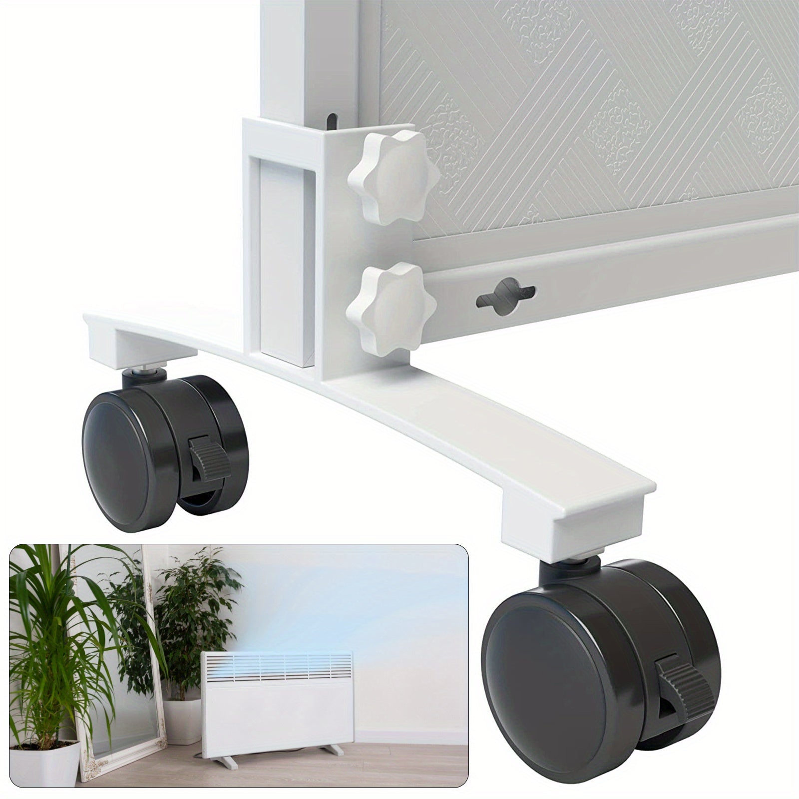 Стойка для инфракрасного обогревателя из алюминиевого сплава, регулируемая, на колесах