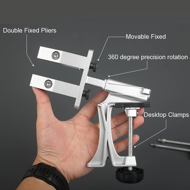 Kitchen Knife Sharpener 2024 Fixed Angle Grinder System Durable ABS Case