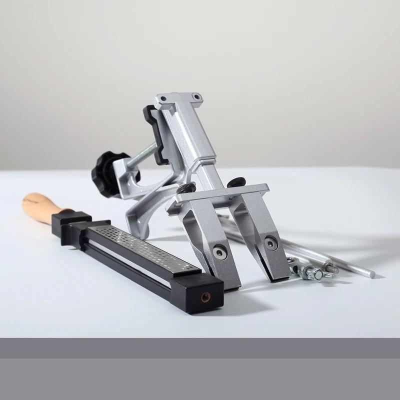 Kitchen Knife Sharpener 2024 Fixed Angle Grinder System Durable ABS Case