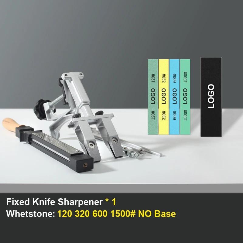 Kitchen Knife Sharpener 2024 Fixed Angle Grinder System Durable ABS Case
