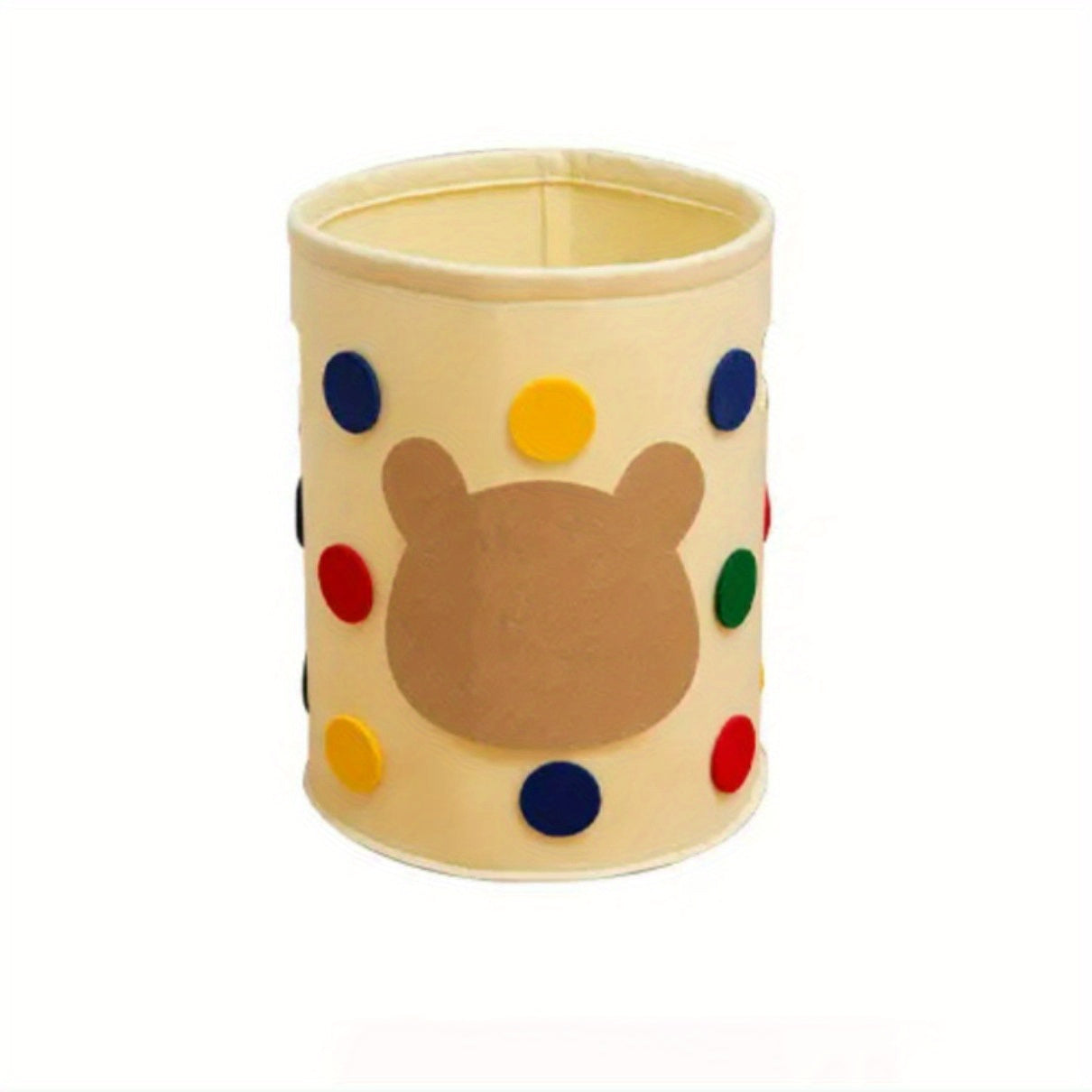 Folding Laundry Hamper with Animal Print Design Multi-Purpose Storage Basket for Clothes Toys Shoes