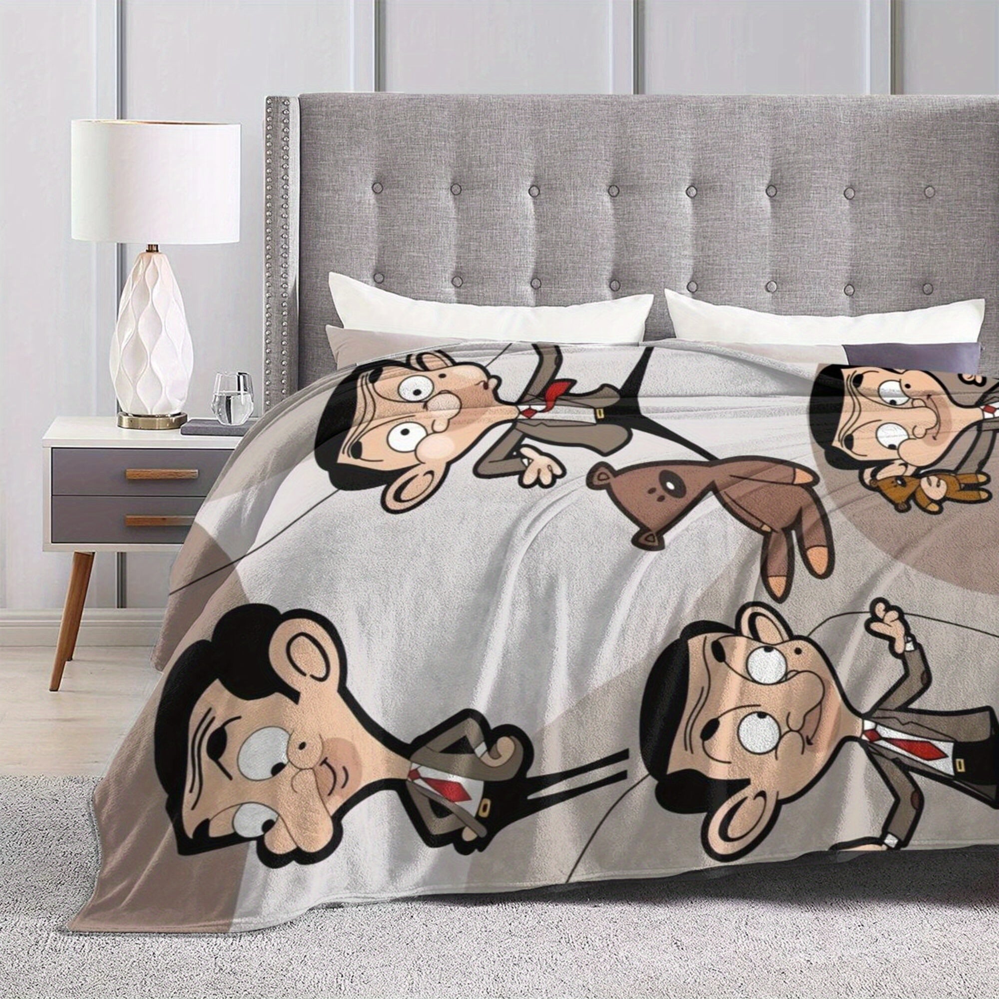 Soft Flannel Throw Blanket for Adults and Kids Cozy Warm Versatile Gift