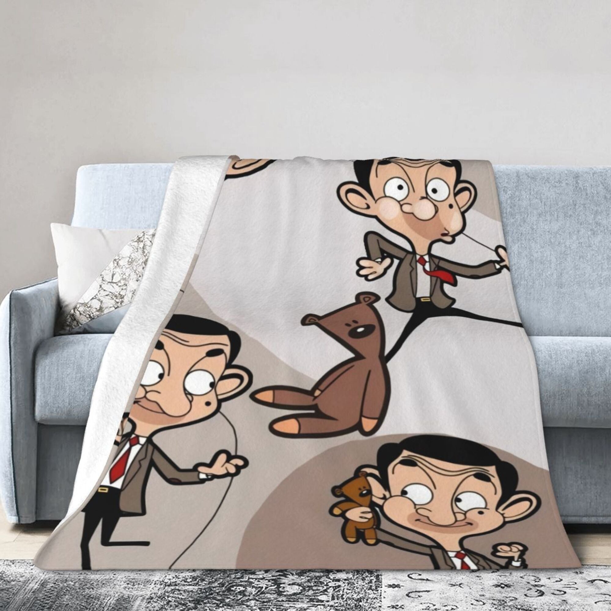 Soft Flannel Throw Blanket for Adults and Kids Cozy Warm Versatile Gift