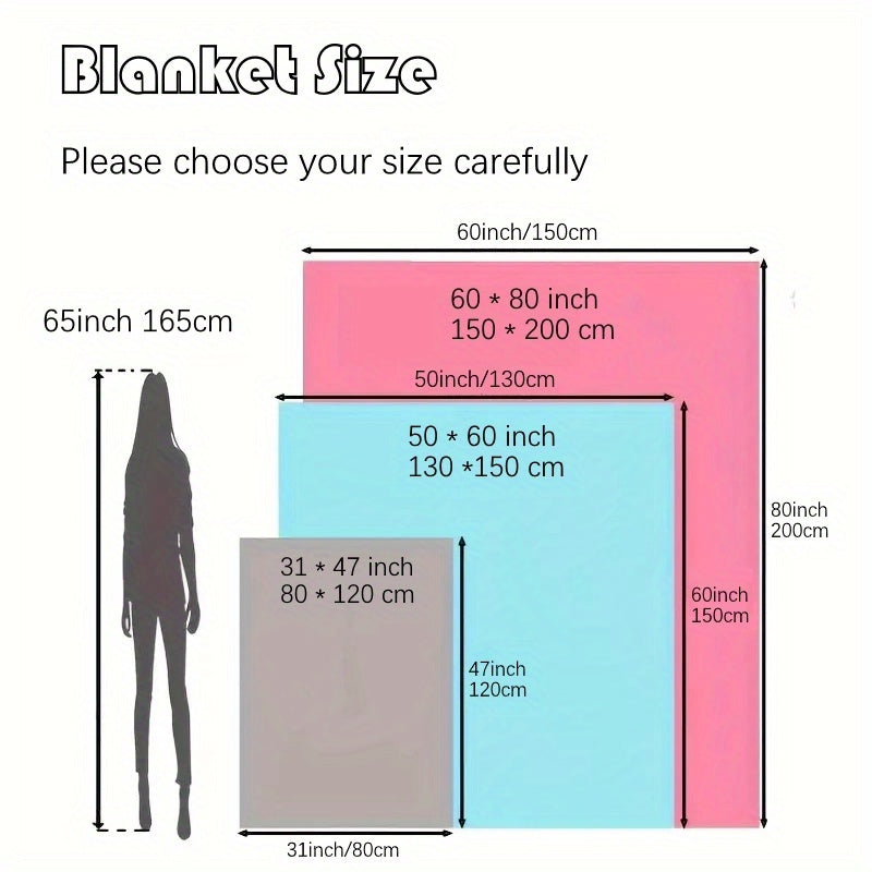 Soft Flannel Throw Blanket for Adults and Kids Cozy Warm Versatile Gift