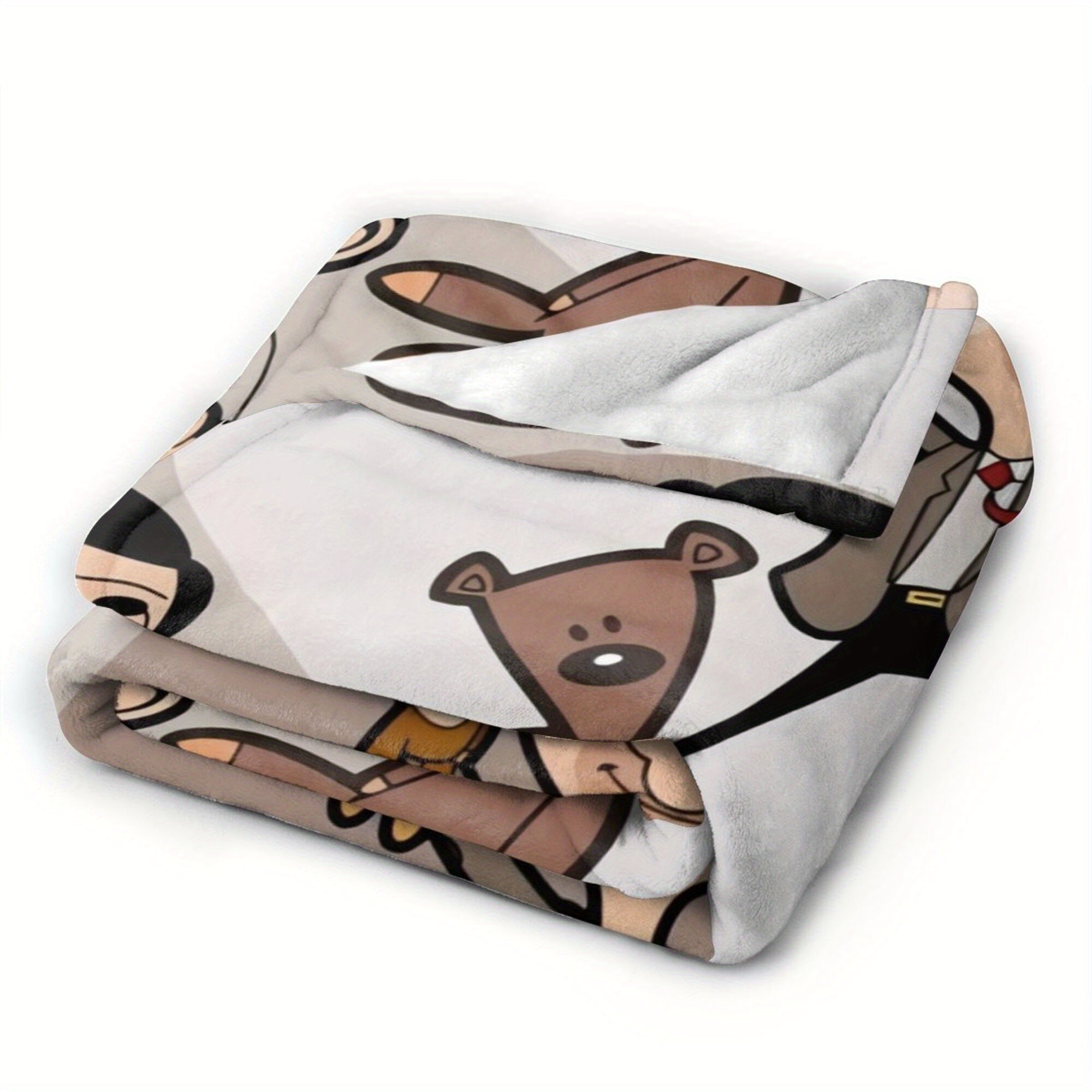 Soft Flannel Throw Blanket for Adults and Kids Cozy Warm Versatile Gift