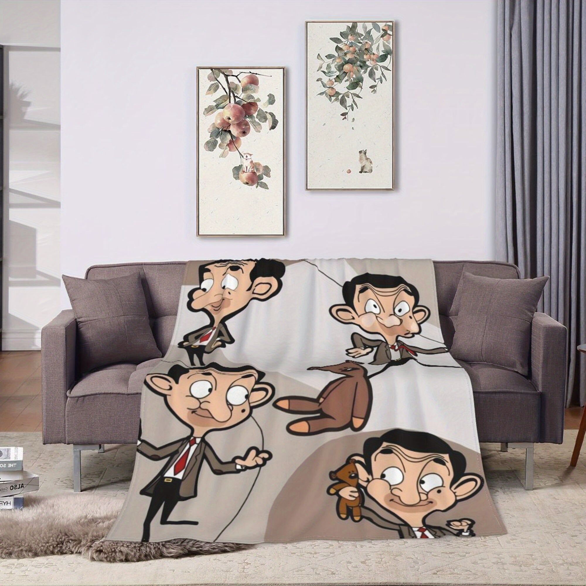 Soft Flannel Throw Blanket for Adults and Kids Cozy Warm Versatile Gift