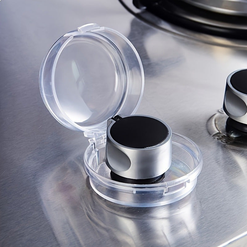 Stove Knob Covers with Enhanced Buckle Design for Gas Ovens Safety