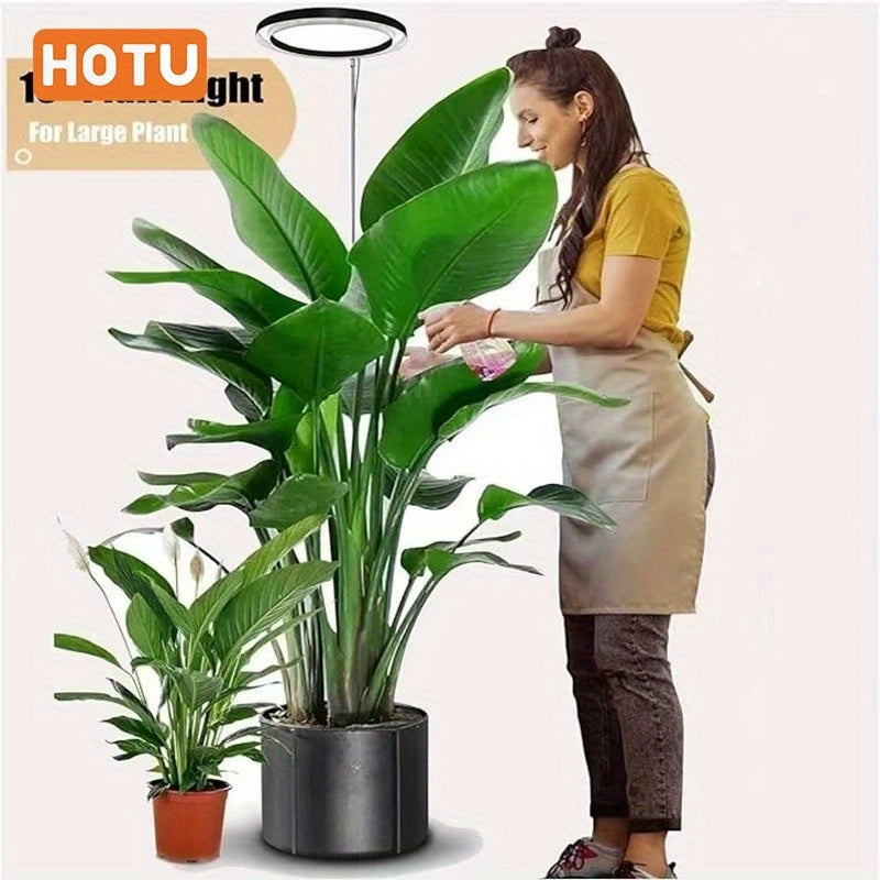 70 ta to'liq spektrli LED bilan sozlanadigan LED o'simliklar uchun yoritgich, USB bilan quvvatlanadi, avtomatik taymer, balandligi 45.72 sm gacha sozlanadi, ichki bog'dorchilik uchun